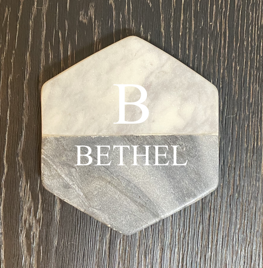 Personalized Marble Coasters