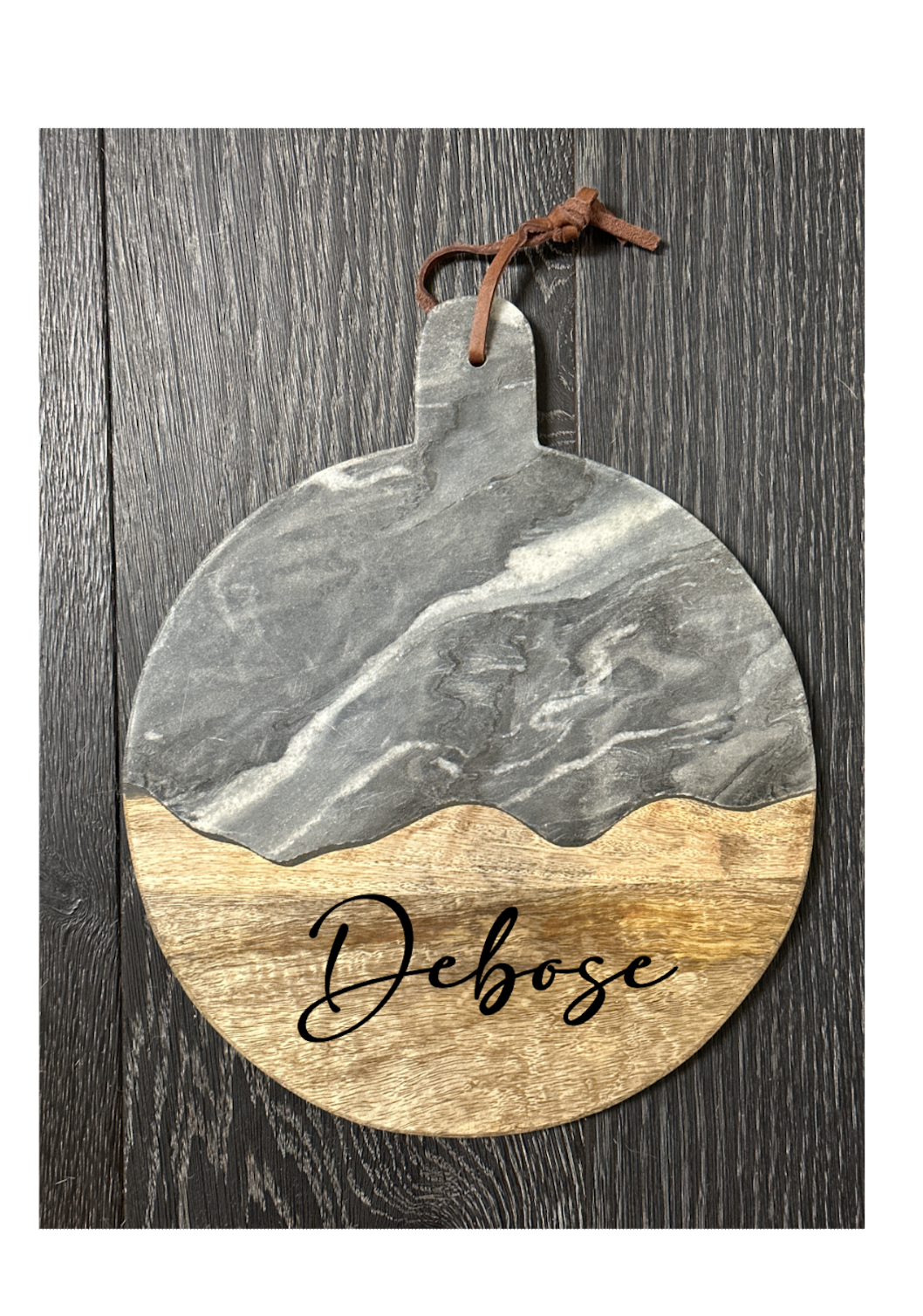 Marble and wood board